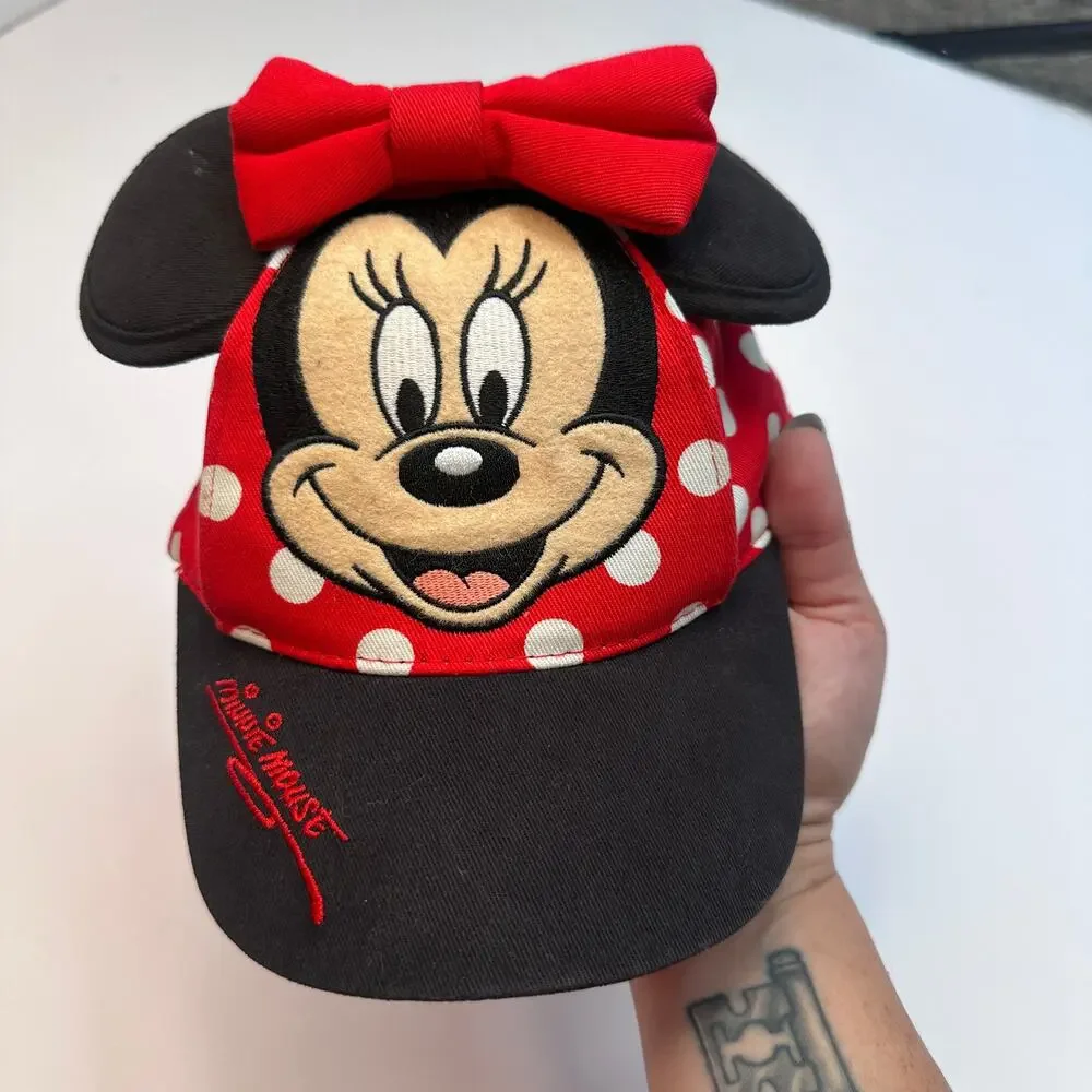 Disney Parks Minnie Mouse Ear Bow Hat